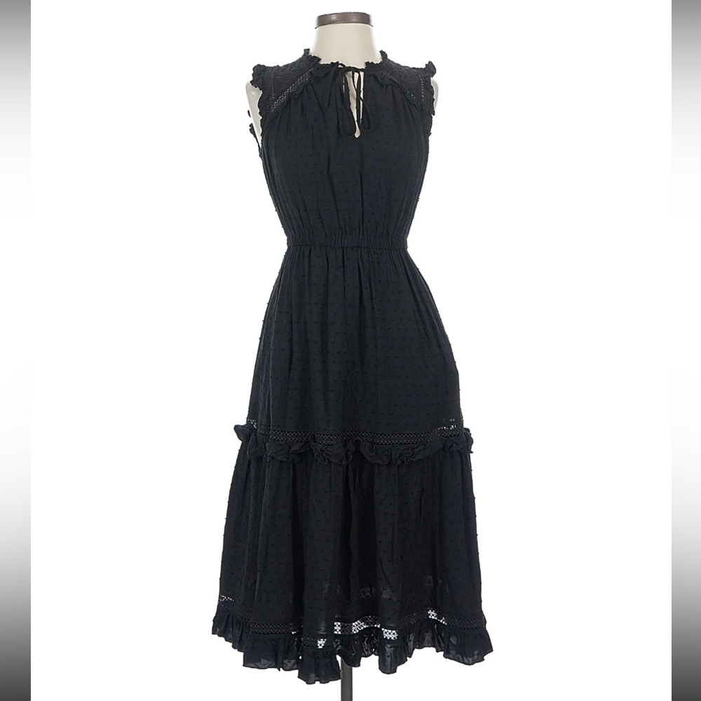 Kate Spade Black Midi Dress